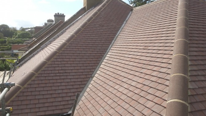 Plain Tile Roof - Carshalton Beeches, Surrey